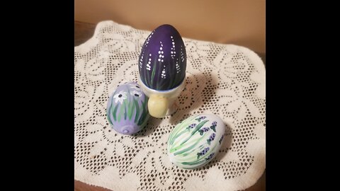 Spring inspired Easter Eggs