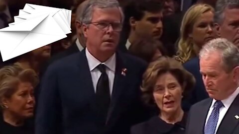“Ellos lo saben todo. Lo siento." Reacciones sobres funeral George Bush ¡PENCE también obtuvo uno!