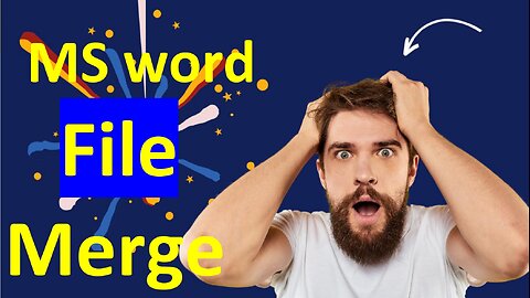 file merge in ms word ||How to merge ms word file ||file to pdf convert