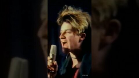 #u2 #new years day 1 #les enfants du rock #french TV #1983 #shorts