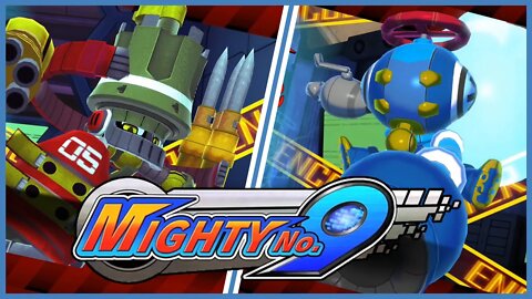 Battle With Mighty No. 5 Battalion and Mighty No. 2 Cryosphere - Mighty No. 9 Playthrough #2