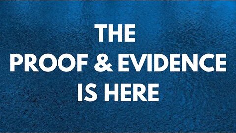 THE PROOF & EVIDENCE IS HERE | Share this everywhere.