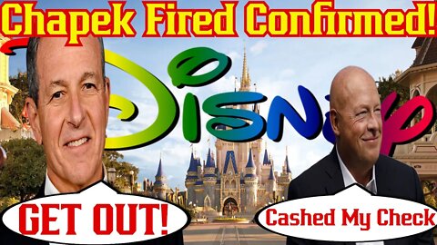 Disney TURMOL! Chapek FIRED! Igor Back! What Happened???