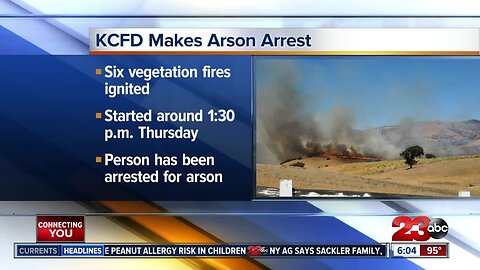 Arson suspect arrested for causing multiple grass fires in Tehachapi, Edison