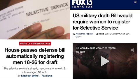 DID YOU GET ONE? Selective Service System #militarydraft #ww3