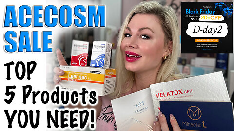 Top 5 Products you NEED to Fight Aging, AceCosm | Code Jessica10 Saves you Money