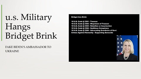 Military Hangs Ambassador Bridget Brink at GITMO