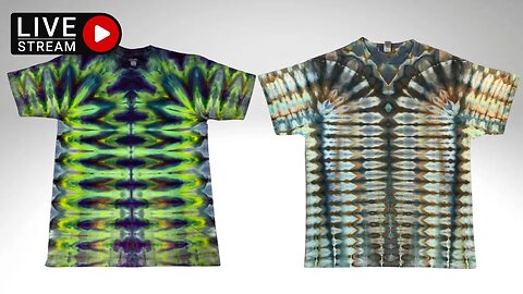 Tie-Dye Designs: Livestream Ep. 16 Pleated Incline Guest Host Scott Walker - Rad Dyes