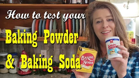 How to test your Baking Soda & Baking Powder to be sure it's working ~ Kitchen Tip