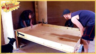 Murphy Bed Springs into Action! | Underground Earthbag Building | Weekly Peek Ep88