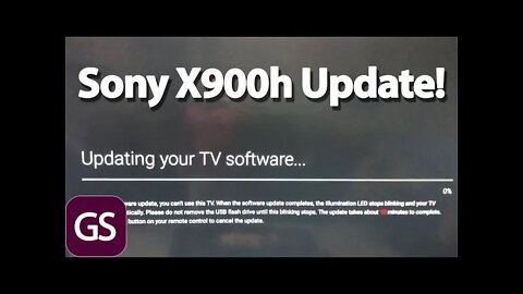 How To Update Sony X900H X90CH Firmware Now To Latest Version