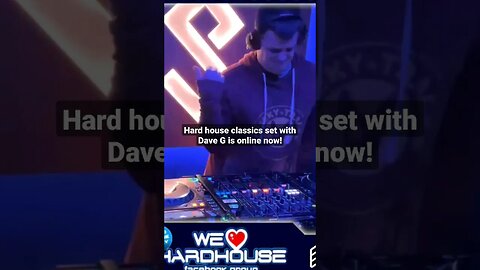 Hard house classics set with Dave G is online now! #HardHouse #Classics #HardDance #DJGeneralBounce