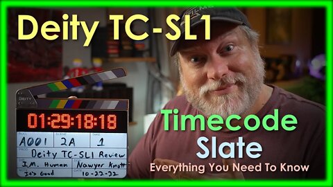 Deity TC SL1 Timecode Slate Review - How To Run TimeCode