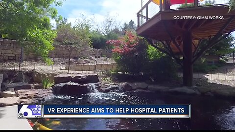 Virtual reality experience helps patients undergoing chemotherapy, dialysis