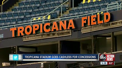 Tropicana Field won't accept cash in 2019, first cash-free sports venue in North America