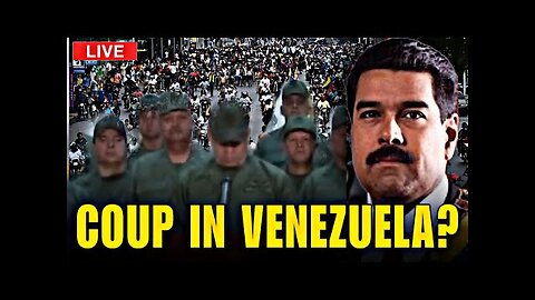 Coup d'etat Underway In Venezuela, Protests Occupying Everywhere, President Maduro Hiding!