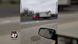 Truck Hits Bridge in Jackson
