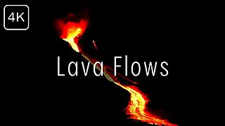 Lava flow 1 hour | ASMR Ambience