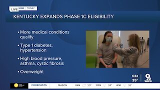 Ky. expands COVID-19 vaccine eligibility
