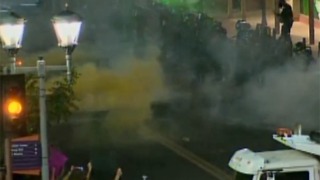 RAW VIDEO: Tear gas deployed on protesters in Phoenix