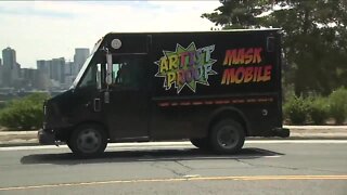 Denver screen printing business turns ice cream truck into mask mobile