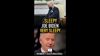 Very Sleepy Joe Biden Falls Asleep #shorts