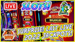 🔴 SURPRISE! Last Live Slot Play of 2022! Let's Hit a GRAND JACKPOT! Longhorn Casino!