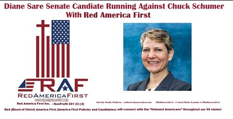 Red America First Interview with New York Senate Candidate Diane Sare running against Chuck Schumer