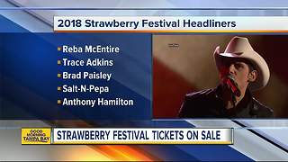 2018 Strawberry Festival tickets on sale now