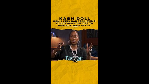 @kashdoll Don’t feel bad for having to cut someone off to protect your peace