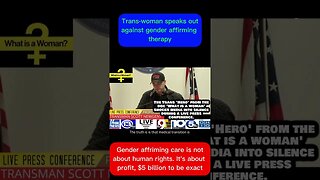 Gender affirming treatment is not about human rights, it's about profit, $5 billion dollars exactly