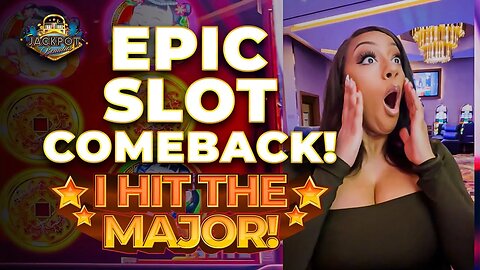 Epic Slot Comeback! I Hit The Slot Major Progressive on Fortune 3!