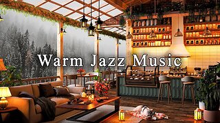 Soft Jazz Music & Cozy Coffee Shop Ambience ☕Relaxing Jazz Instrumental Music to Work, Stress Relief