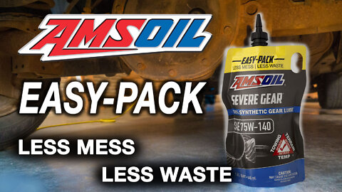 AMSOIL Easy-Pack makes gear lube changes easier and less messy!