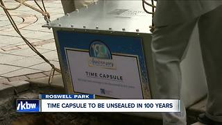Roswell Park Time Capsule to be opened in 100 years