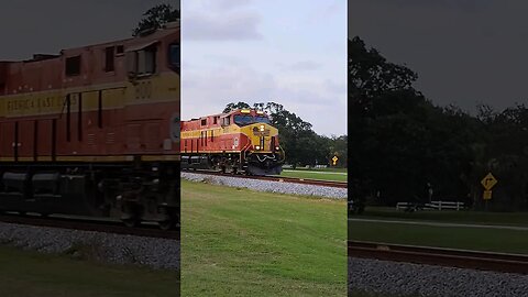 Florida East Coast Railway FEC-107 at Daytona Beach Golf Club August 20 2023 #railfanrob #fec107