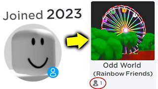 Time Traveler Sent Me To ODD WORLD.. (Rainbow Friends Chapter 2)