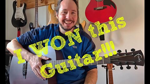 OMG!!! I WON THIS FAITH GUITAR!!! - Scott Spalding