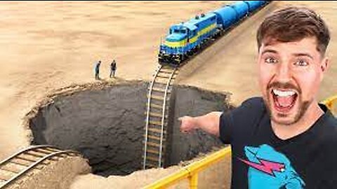 Train Vs Giant Pit.