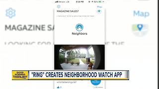 'Ring' creates neighborhood watch app
