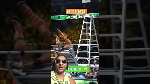 Zelina Vega Code Red Slam On The Ladder 🤣🤼‍♀️ Money In the Bank WWE