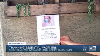 Finding ways to thank essential workers