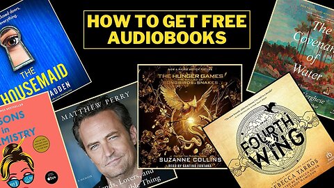 How to Get Free Audiobooks - Free Audiobooks in English