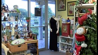 Thrift store shopping for holiday gifts