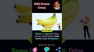 🔥What is the benefit of eating banana🔥#shorts🔥#wildfitnessgroup🔥21 November 2022🔥