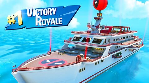 Fortnite But Staying on The Deadpool Yacht All Game 🚢