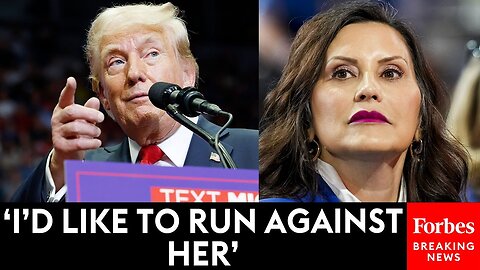 FULL: Trump Torches 'Terrible Governor' Whitmer At Michigan Rally As Biden's Future Stays In Doubt
