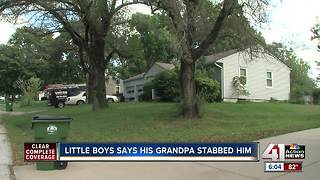 Grandfather charged in stabbing of 12-year-old