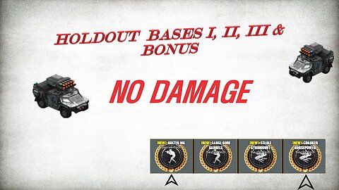 War Commander - Holdout Bases I, II, III & Bonus - Free Repair