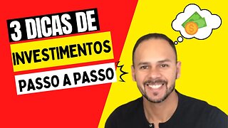 3 INVESTIMENTOS PRA INICIANTES NA BOLSA DE VALORES